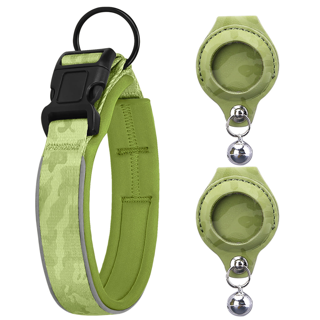 Étui Protecteur AirTag pour Collier de Chien – Cuir Premium + GPS Anti-Fugue
