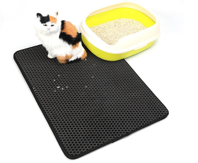Tapis de Litière Double Épaisseur EVA pour Chat