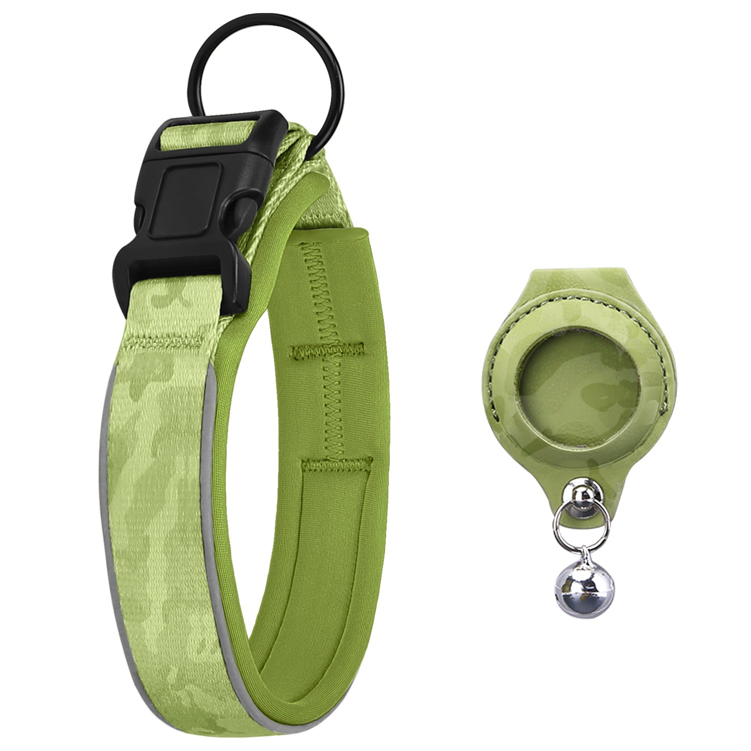 Étui Protecteur AirTag pour Collier de Chien – Cuir Premium + GPS Anti-Fugue
