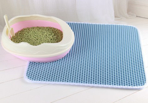 Tapis de Litière Double Épaisseur EVA pour Chat – Anti-Éclaboussures & Anti-Odeur