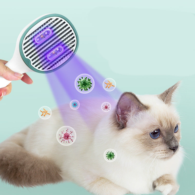Brosse Anti-Poils & Anti-Démangeaisons pour Chat & Chien – Effet Massage & Nettoyage Profond