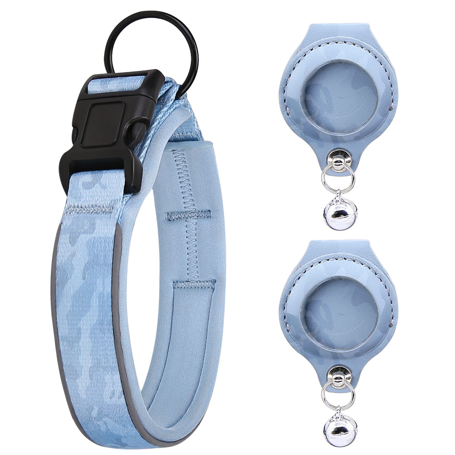 Étui Protecteur AirTag pour Collier de Chien – Cuir Premium + GPS Anti-Fugue