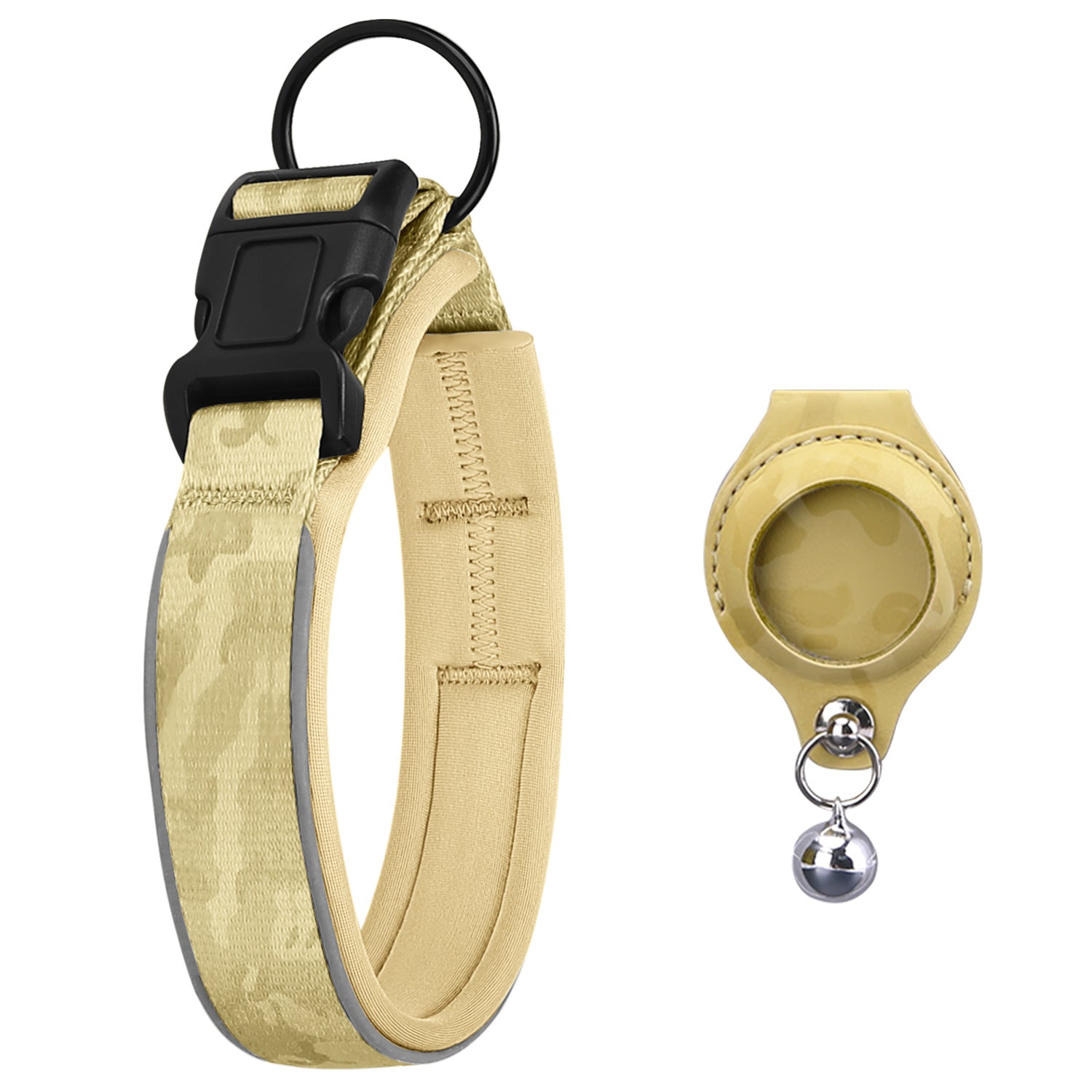 Étui Protecteur AirTag pour Collier de Chien – Cuir Premium + GPS Anti-Fugue